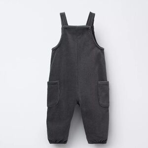 Zara Charcoal Kids Overalls